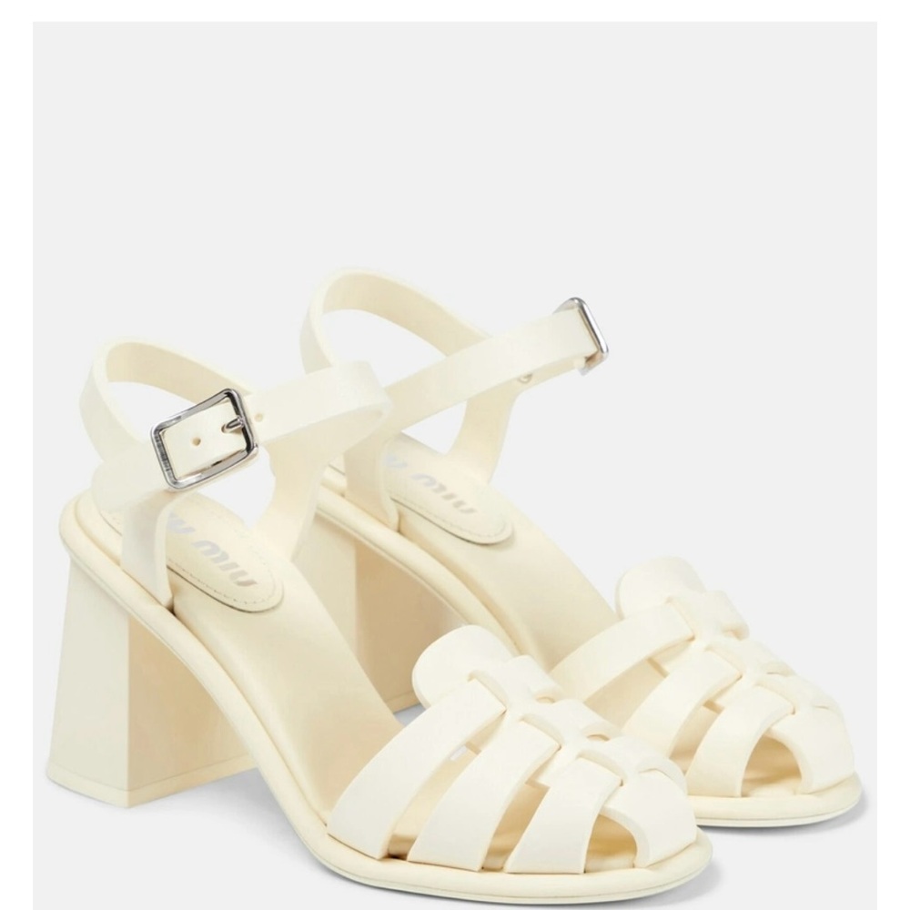 MIU MIU
Rubber Heeled Fisherman Sandals